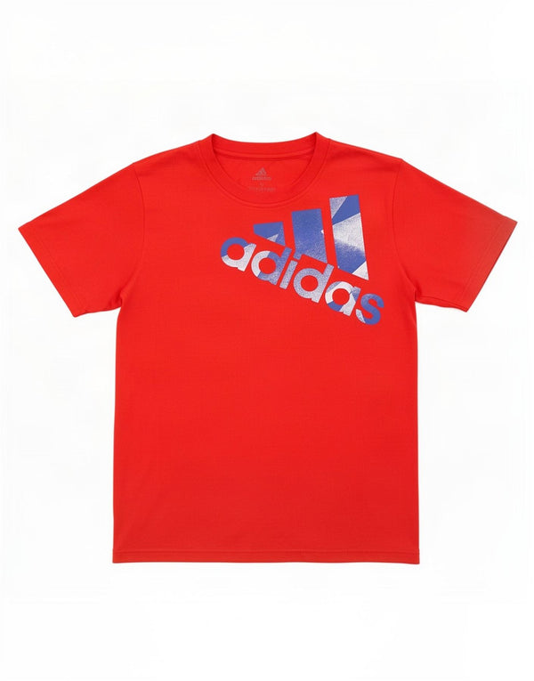 Adidas muška majica s grafičkim motivima, mali crveni poliester