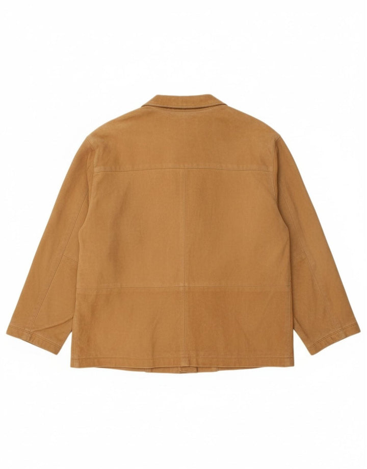 Simonetta ženska jakna od brušene kože UK 16 velika bež koža