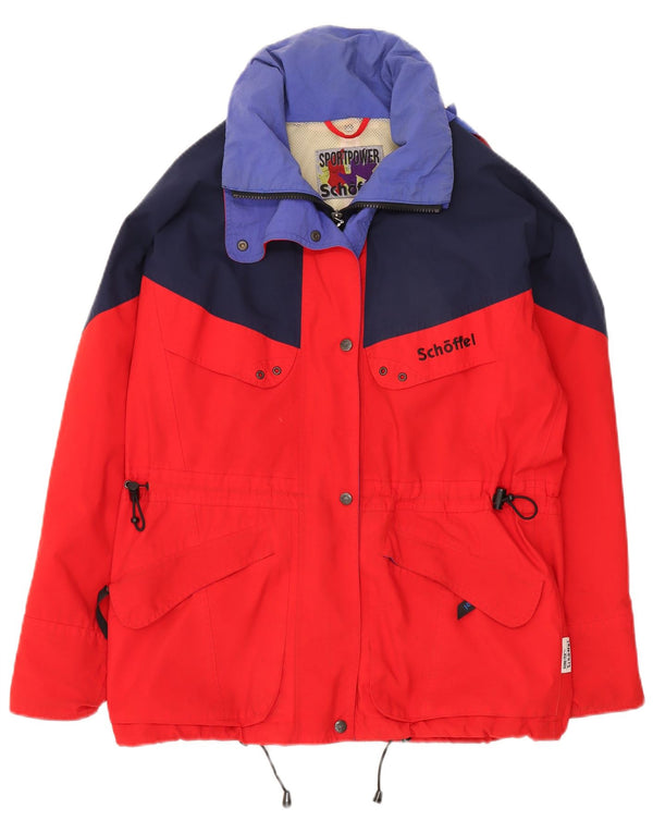 SCHOFFEL Ženska prevelika kabanica UK 10 Small Red Colourblock Poliester