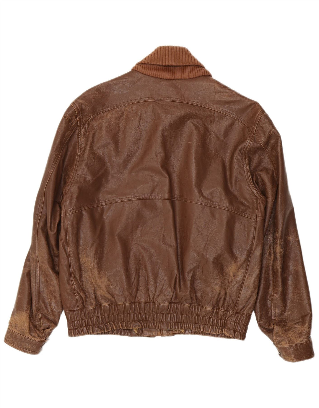 Vintage muška kožna jakna IT 48 srednje smeđe kože