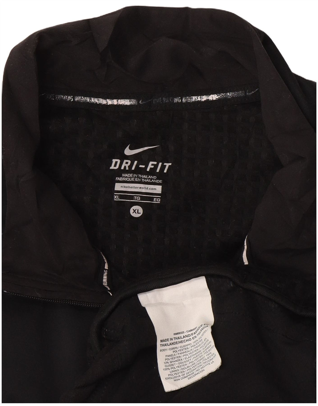 Nike Dri Fit gornja jakna za trenirku XL tamnoplavi poliester