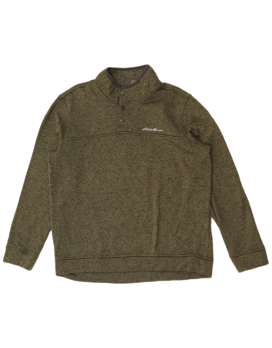 Eddie Bauer muška majica s dugmadima i izrezom, veliki kaki flekasti