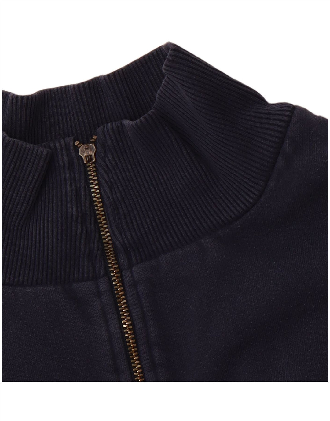 NIKE Muška majica s izrezom s patentnim zatvaračem UK 45/47 XL tamnoplavi pamuk