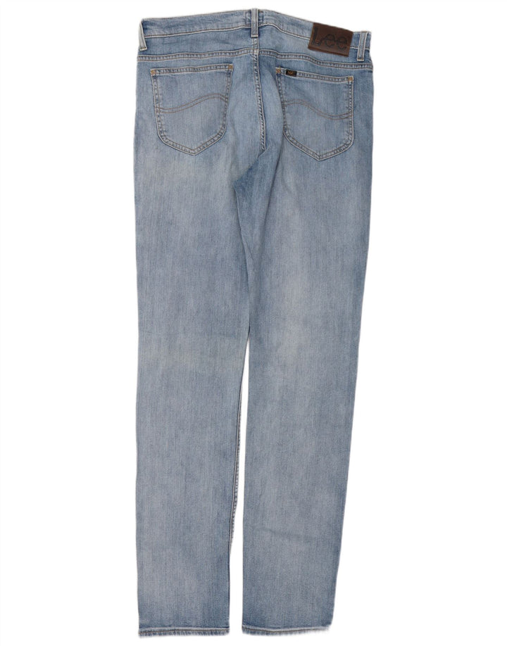 Lee Mens Rider Slim Jeans W34 L34 Plavi pamuk