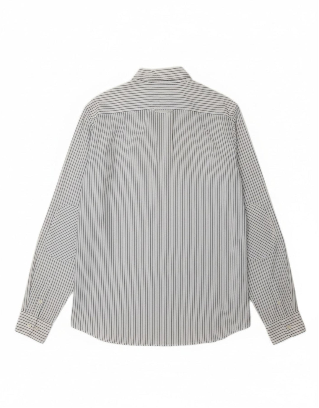 SUN68 Mens See Through Shirt XL White Striped Cotton Classic