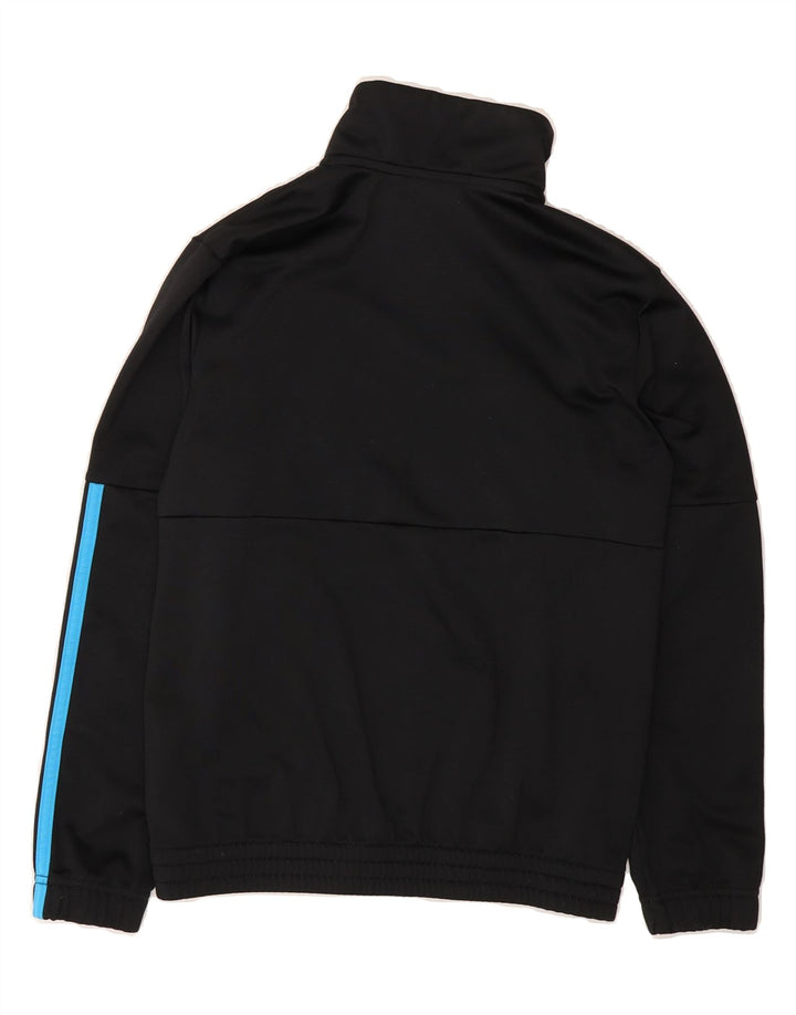 ADIDAS Boys Graphic Tracksuit Top Jacket 11-12 Years Black Polyester Vintage Adidas and Second-Hand Adidas from Messina Hembry 
