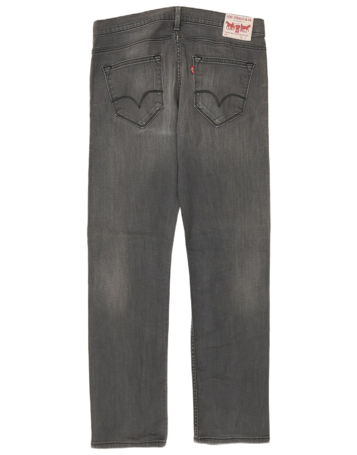 Levi's muške ravne traperice W36 L34 sivi pamuk