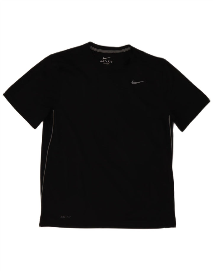 NIKE muška majica Dri Fit, veliki crni poliester