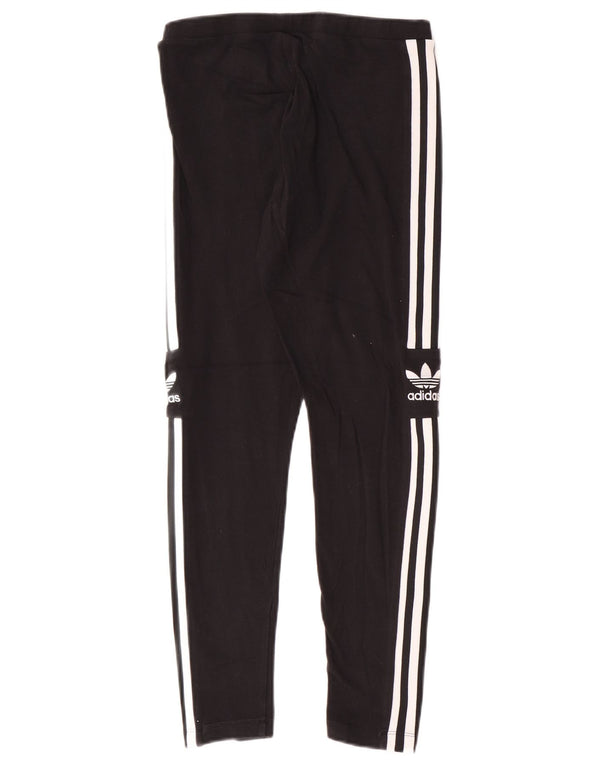 Adidas ženske grafičke tajice UK 12 Srednje crni pamuk