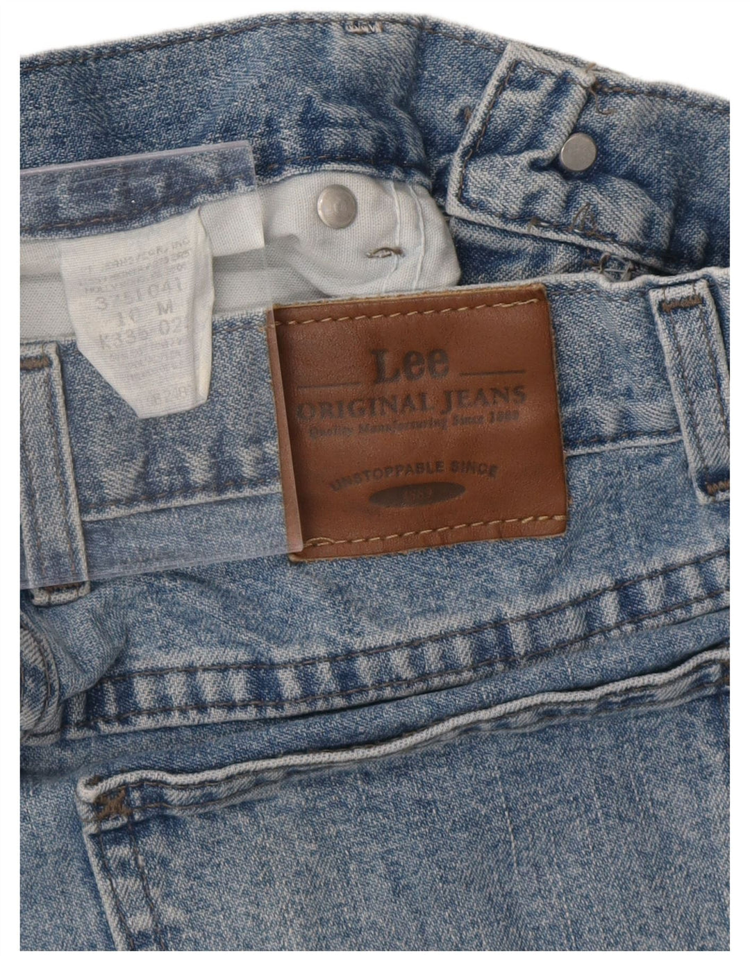 Lee ženske traper kratke hlače visokog struka US 10 Large W27 Blue Classic