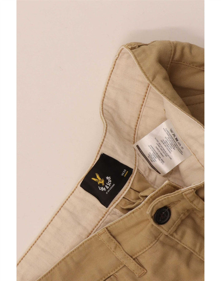 Lyle & Scott muške chino kratke hlače W30 srednje bež pamuk