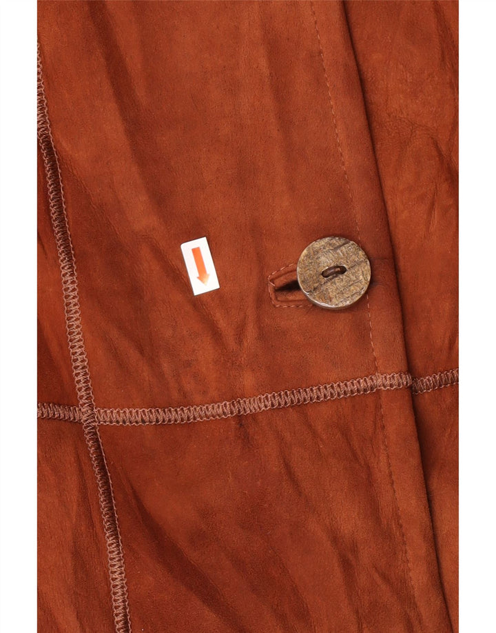 VINTAGE ženski kaput od šišmiša IT 44 srednje smeđe kože