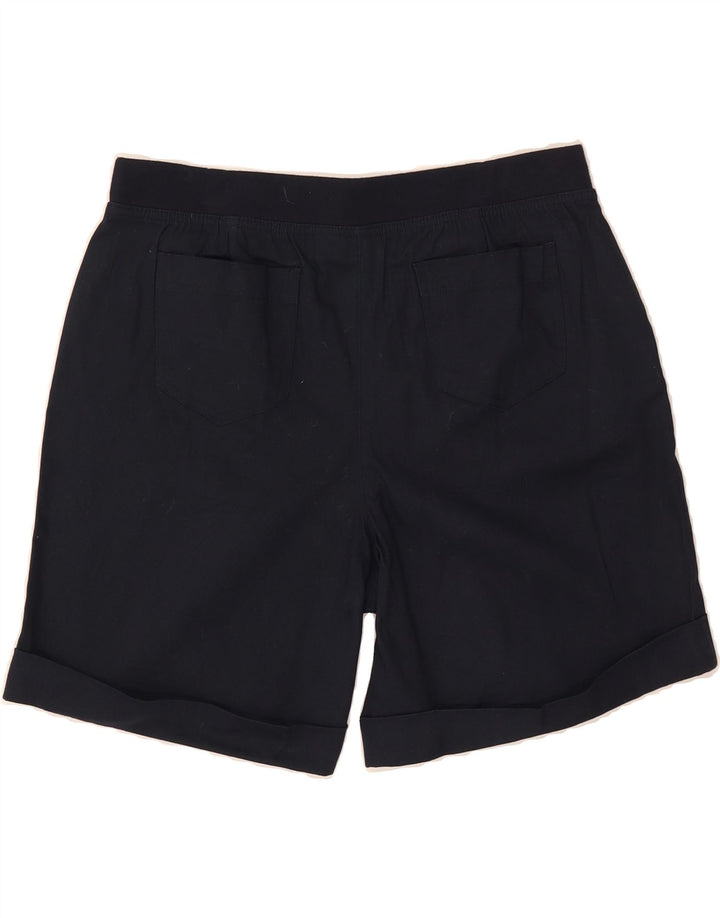 IZOD Womens Casual Shorts W32 Large Navy Blue Cotton Vintage Izod and Second-Hand Izod from Messina Hembry 