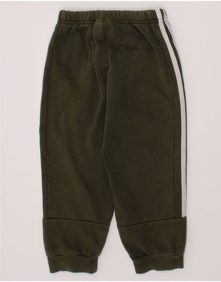 ADIDAS Trenirka za dječake Hlače za trčanje 2-3 godine kaki pamuk