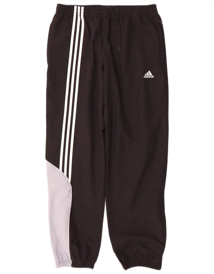 ADIDAS muške trenirke hlače Joggers UK 40/42 srednje crne boje