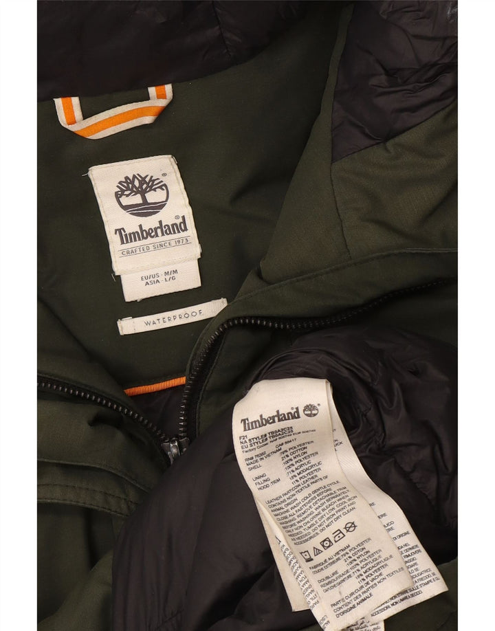 Timberland ženska parka jakna s kapuljačom UK 14 Srednje zeleni poliester