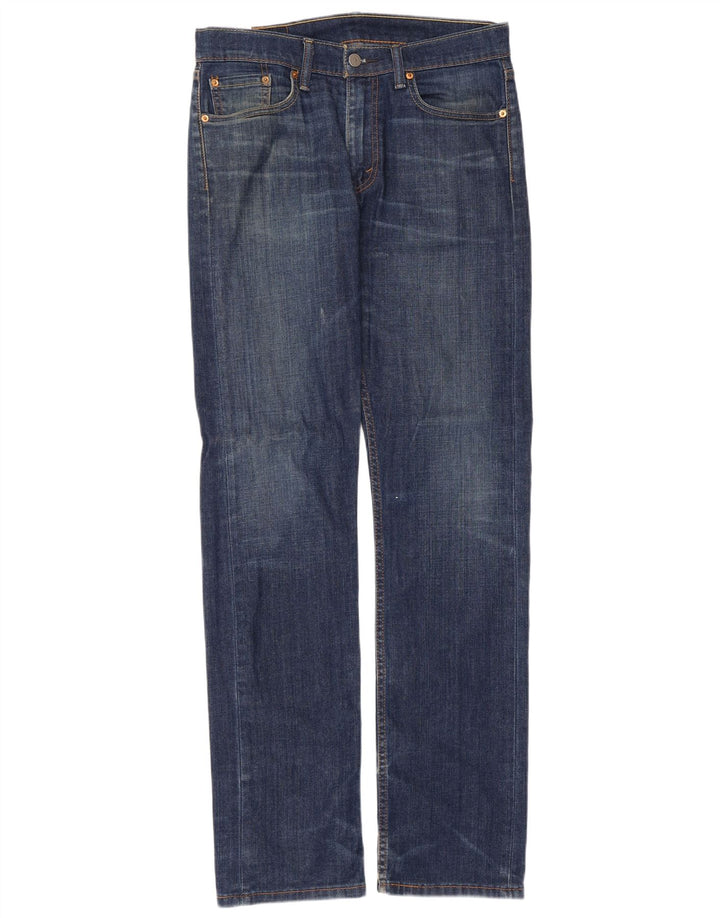 Levi's ženske 513 ravne traperice W31 L34 plavi pamuk