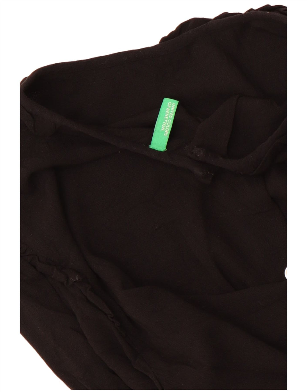 Benetton ženska košulja bluza UK 12 srednje crna