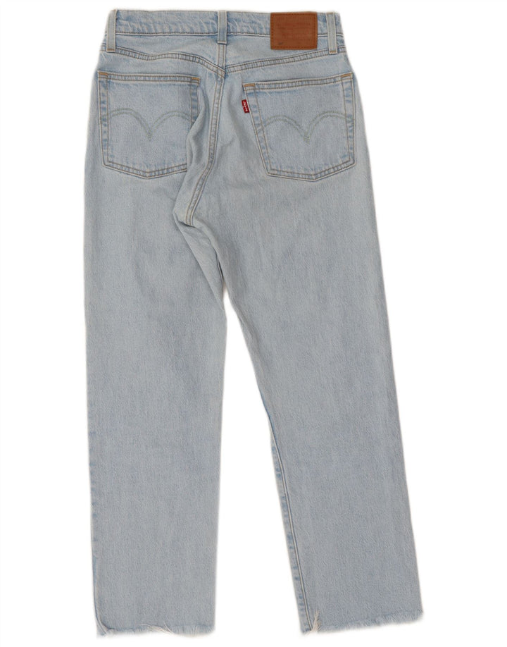 Levi's ženske 501 ravne traperice W25 L26 plavi pamuk