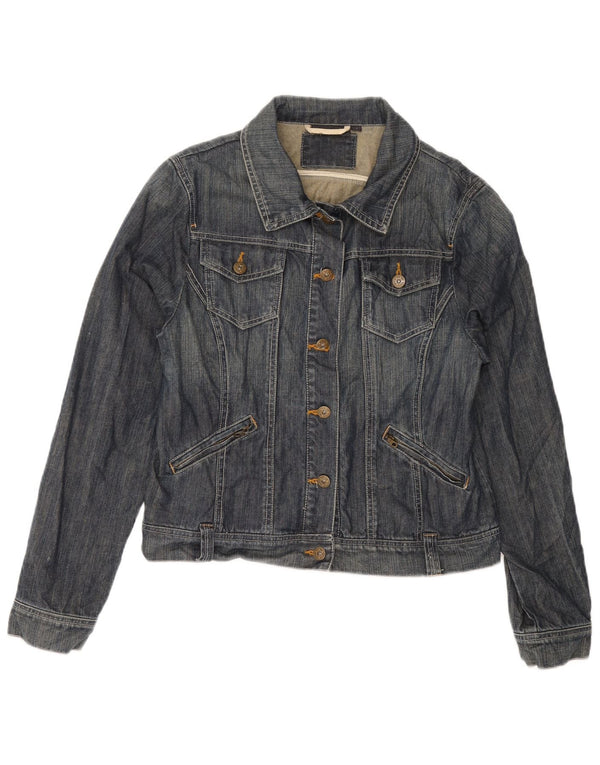 Kiabi ženska jakna od kratkog trapera UK 14 Large Blue Cotton