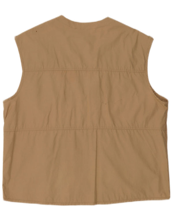 Diadora Mens Utility Gilet UK 42 XL Bež Pamuk