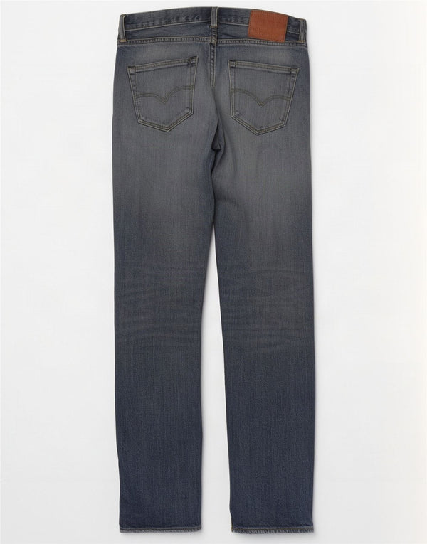Levi's muške 501 iskrzane ravne traperice W30 L34 plavi pamuk