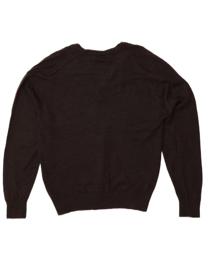 Marks & Spencer Ženski džemper s V-izrezom UK 16 Veliki sivi