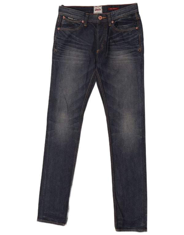 Superdry ženske uske traperice W30 L32 plavi pamuk