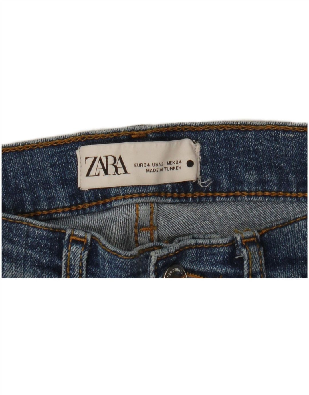 ZARA ženske traperice EU 34 2XS W24 L26 plave