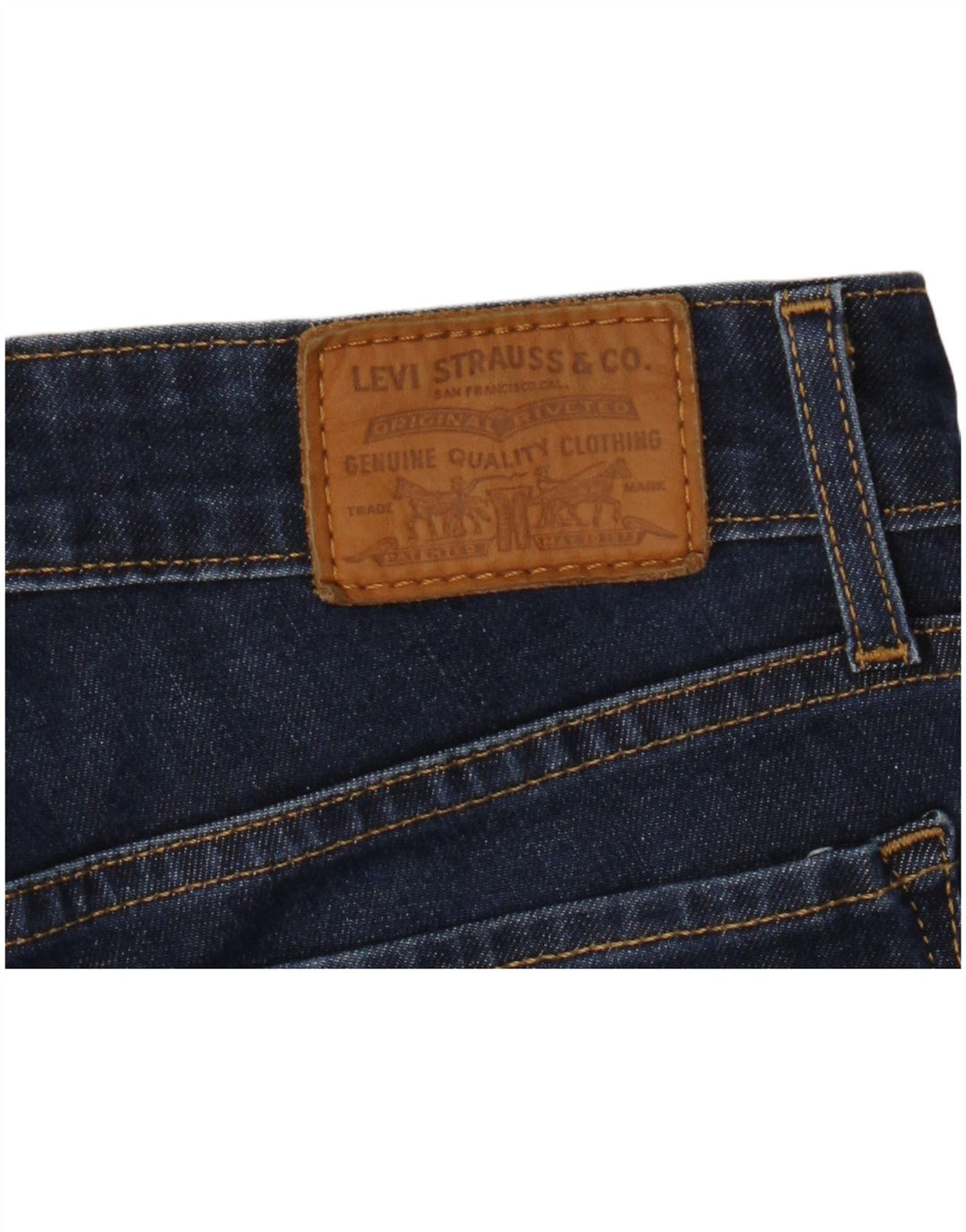 LEVI'S ženske 711 uske traperice W26 L30 plavi pamuk