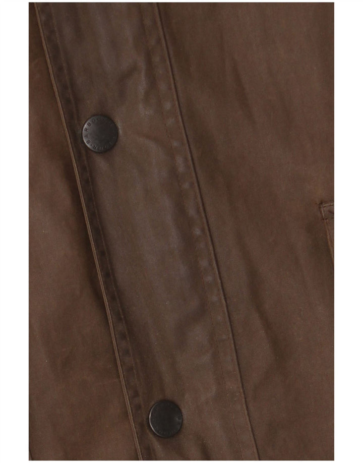 BARBOUR Muška jakna od voštanog pamuka širokog kroja UK 42 XL smeđi poliuretan