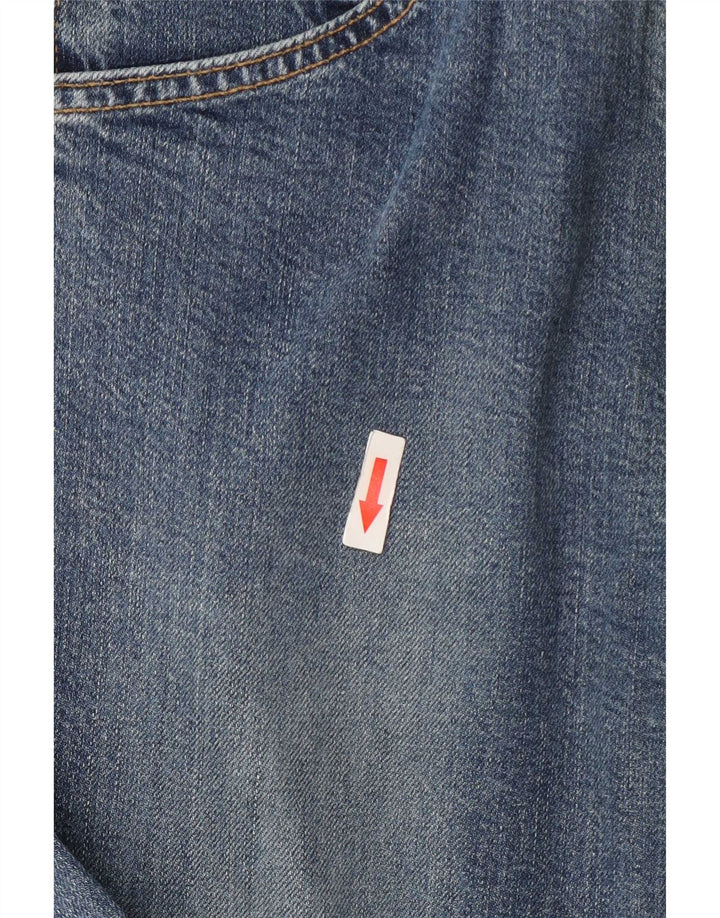 Levi's ženske 525 lepršave traperice W28 L34 plavi pamuk