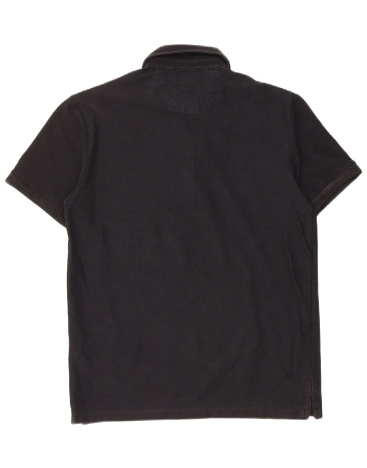Zara muška polo majica mala crna pamučna