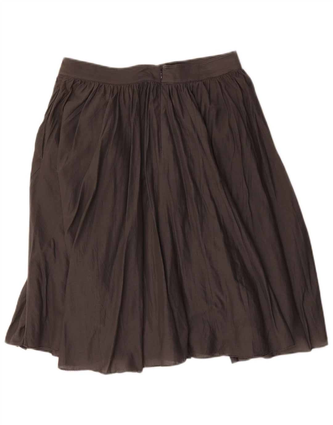 J. Crew ženska plisirana suknja US 4 Mala W30 sivi pamuk