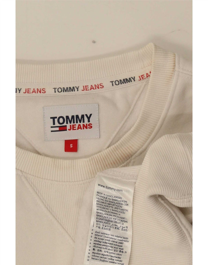 Tommy Hilfiger Muški džemper s grafičkim motivima Mali bijeli pamuk