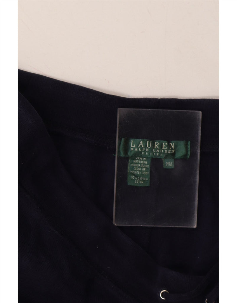 RALPH LAUREN Womens Tracksuit Trousers UK 14 Medium  Navy Blue Cotton Vintage Ralph Lauren and Second-Hand Ralph Lauren from Messina Hembry 