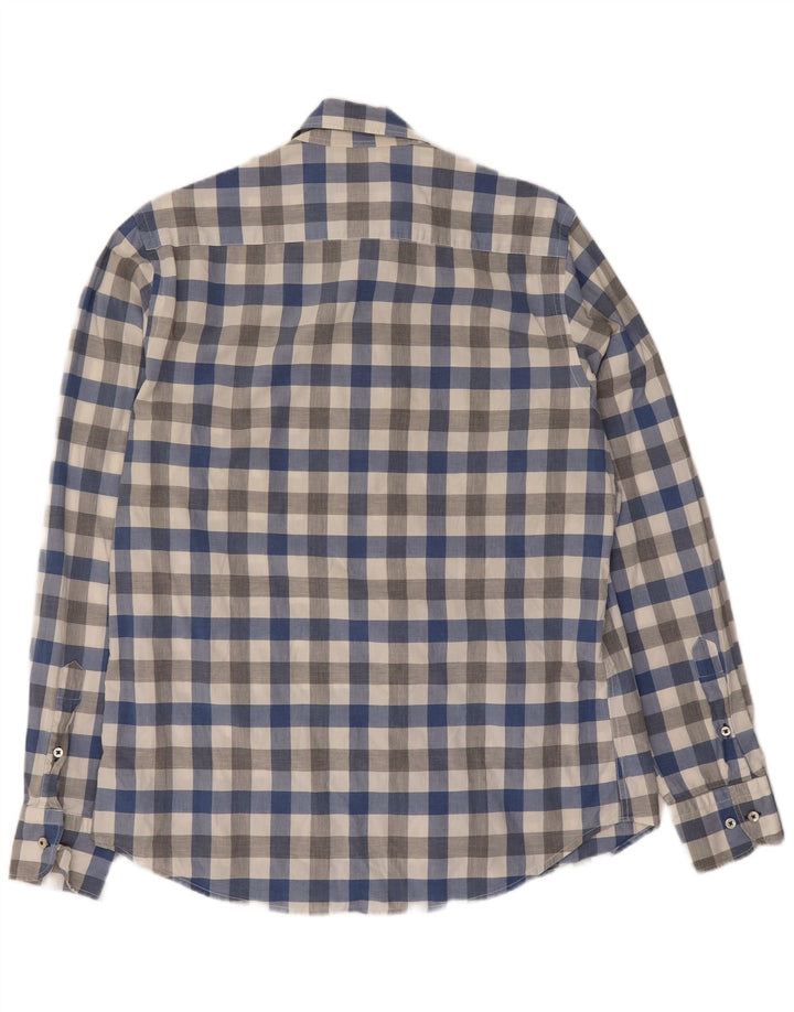 Massimo Dutti muška ležerna košulja srednjeg raznobojnog gingham pamuka