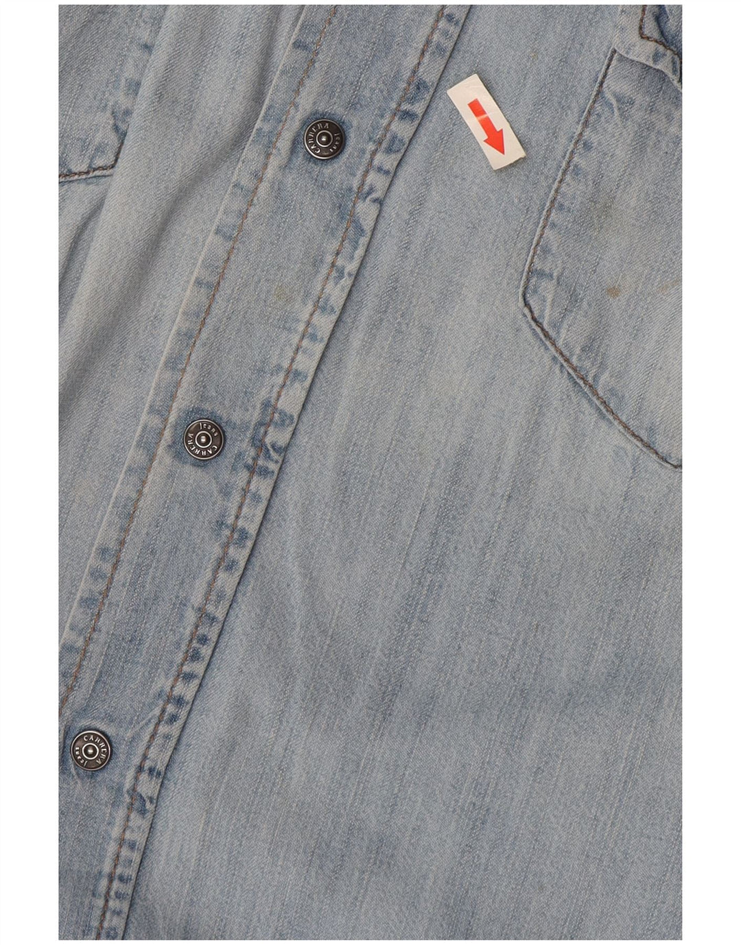 Carrera muška traper košulja Large Blue Cotton