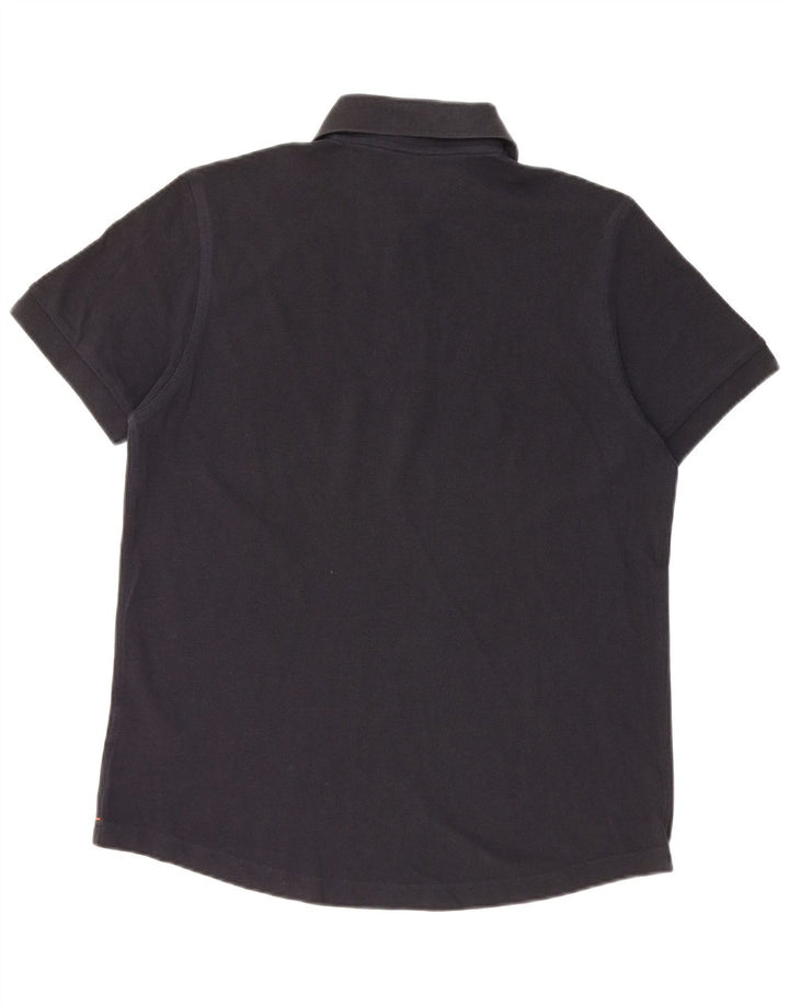 Hugo Boss muška polo majica srednje crne pamučne boje