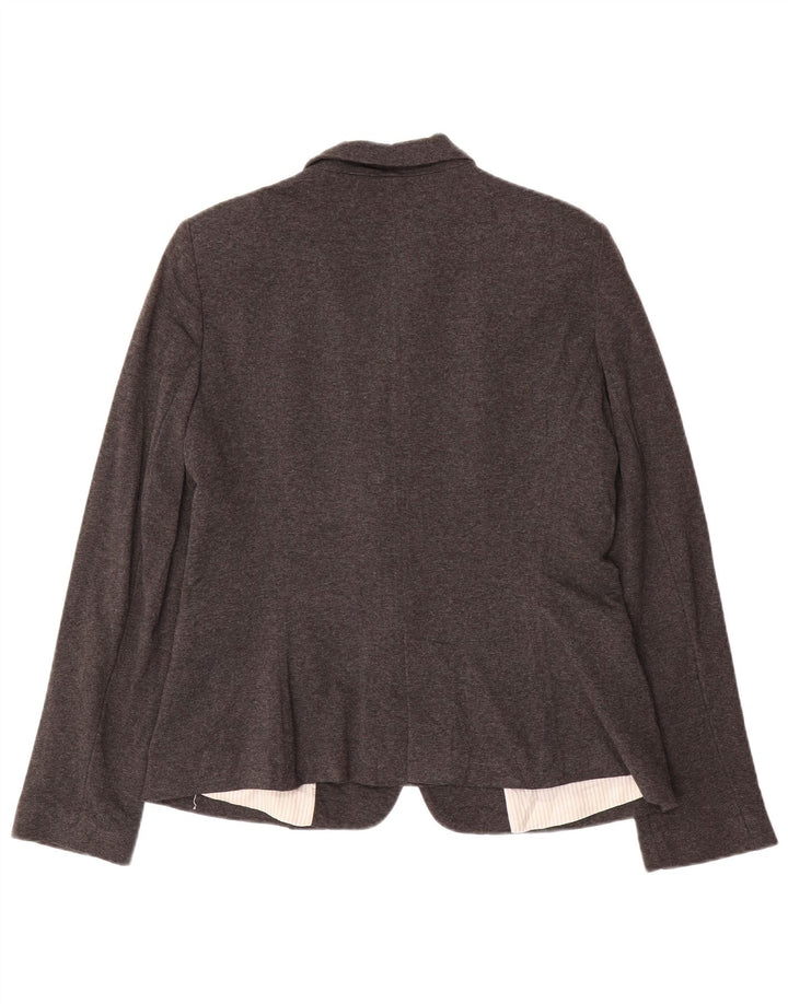 Zara ženski sako sa 1 gumbom UK 18 XL sivi