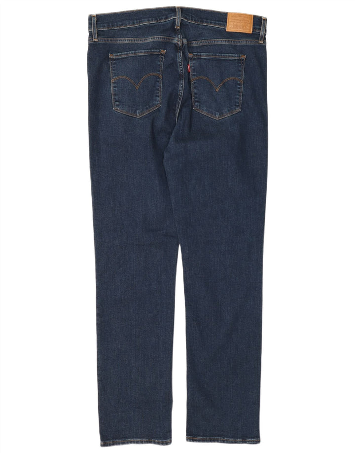 Levi's ženske 314 ravne traperice za oblikovanje W32 L32 tamnoplavi pamuk