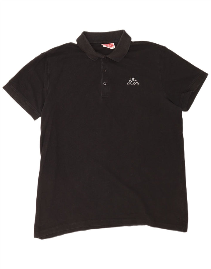 Kappa muška polo majica 2XL crni pamuk