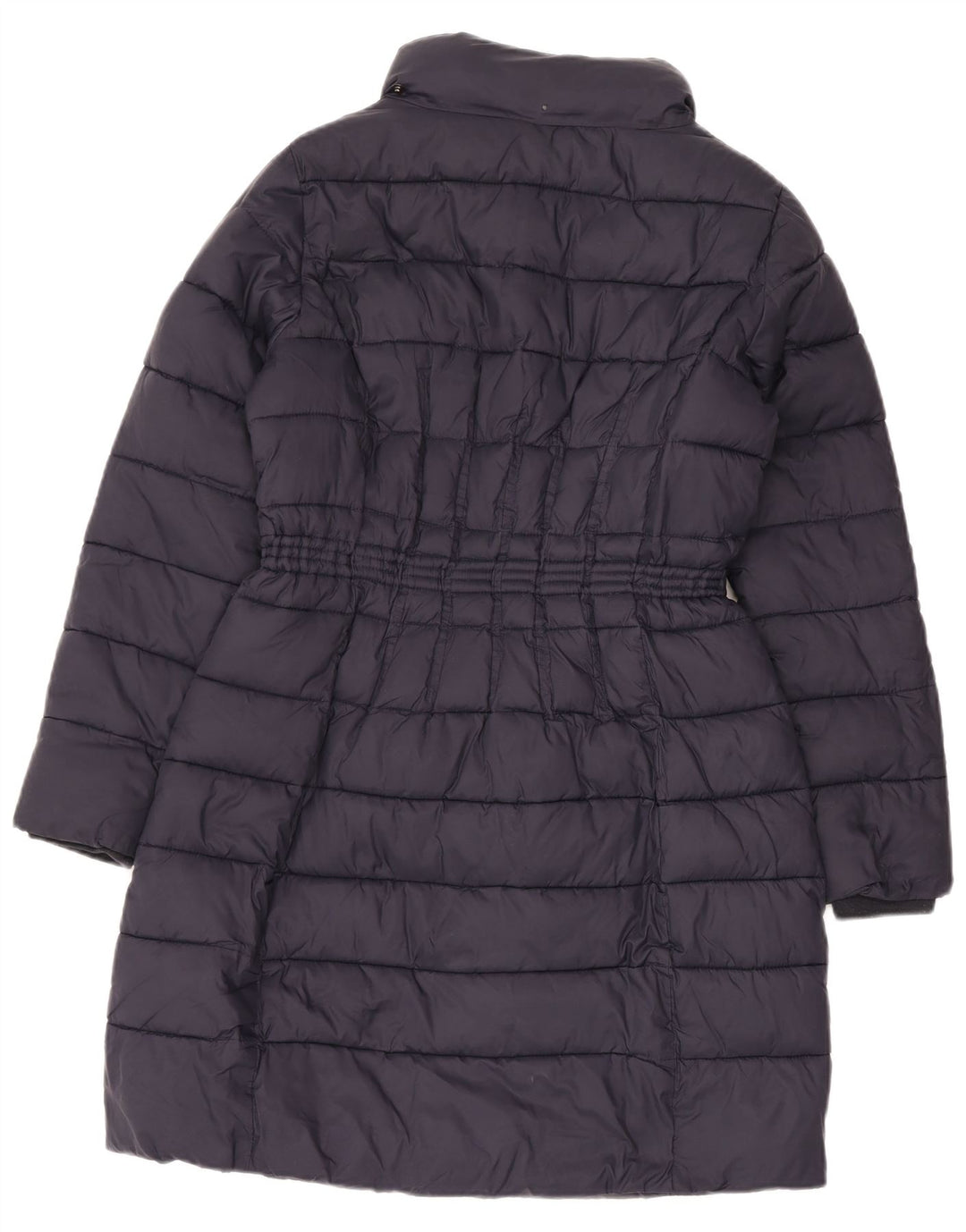 Monsoon ženski podstavljeni kaput UK 14 Srednji tamnoplavi najlon