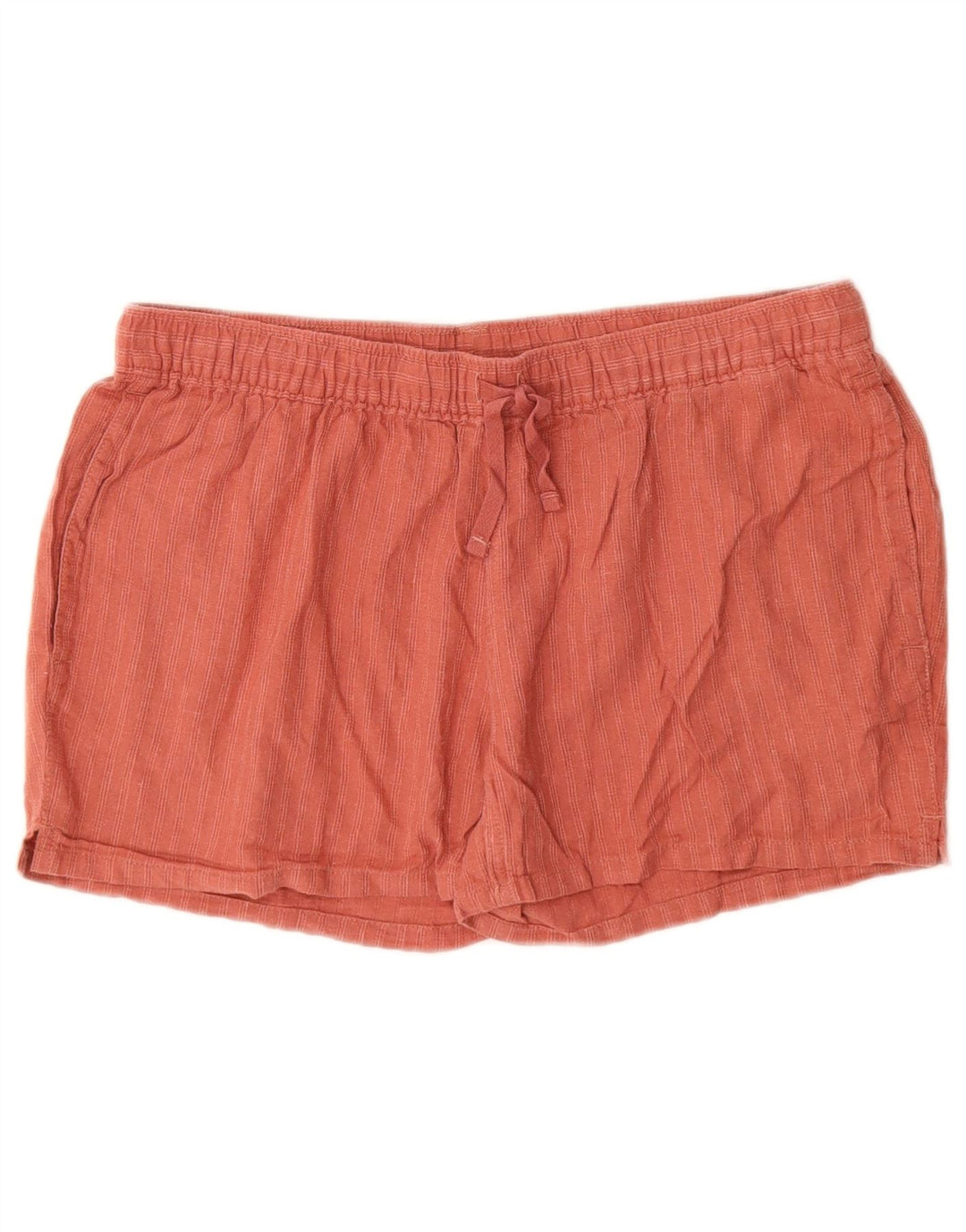 PATAGONIA Ženske chino kratke hlače, male W27, kestenjaste pruge od konoplje