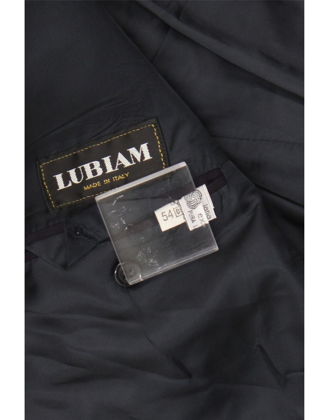 Lubiam muška jakna s dvostrukim kopčanjem IT 54 2XL tamnoplava djevičanska vuna