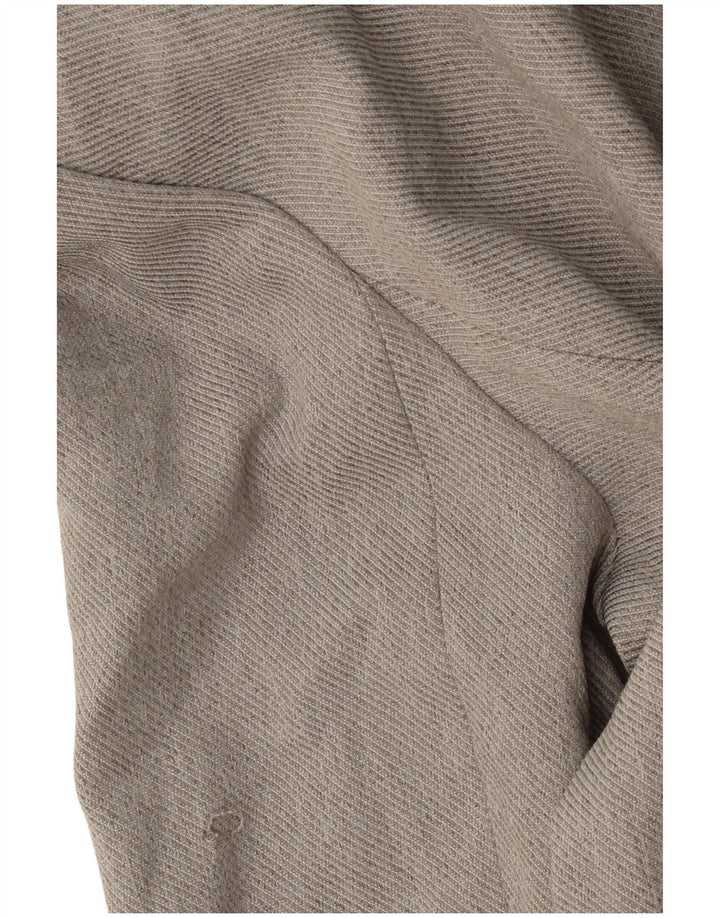 CALVIN KLEIN Ženska dugačka jakna otvorenog sakoa US 12 veliki sivi poliester