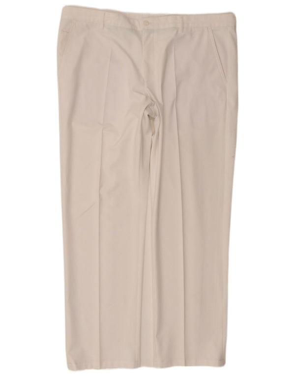 Hugo Boss muške uske chino hlače IT 56 3XL W40 L30 bijeli poliester