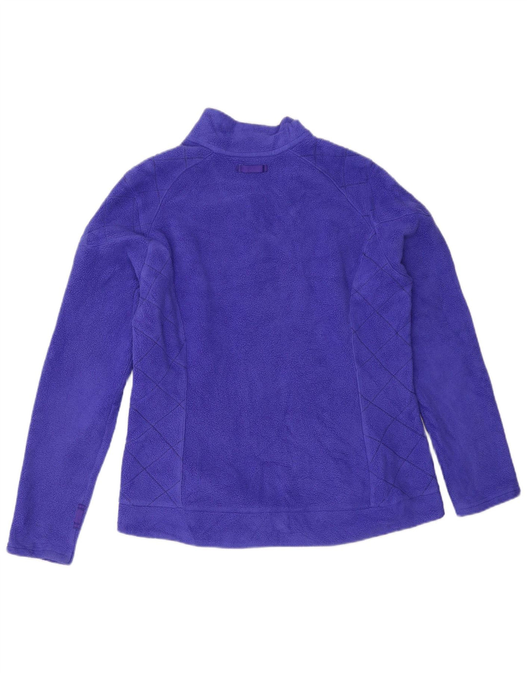 EDDIE BAUER Ženska flis jakna UK 14 Srednje ljubičasti poliester