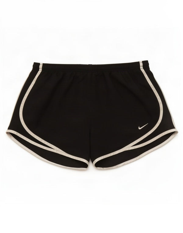 Nike Ženske Dri Fit Sportske kratke hlače UK 12 Srednje crni poliester