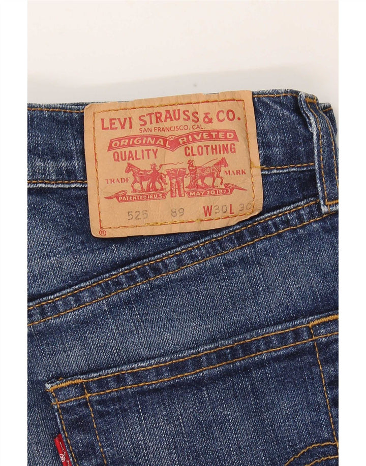 Levi's ženske 525 Bootcut traperice W30 L30 tamnoplavi pamuk